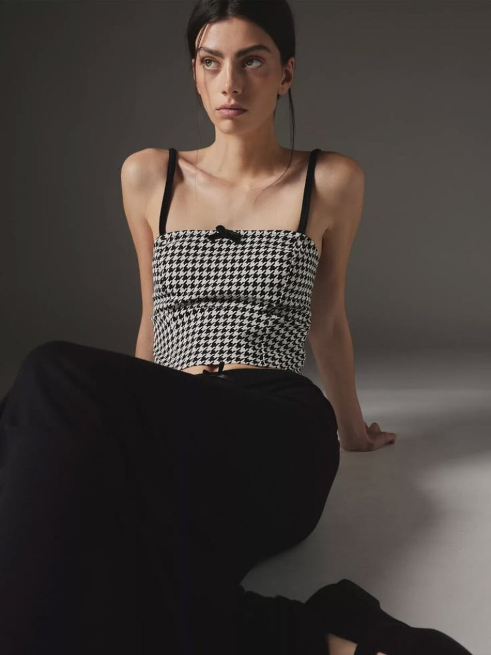 Motel Rocks Shika Gingham camisole top